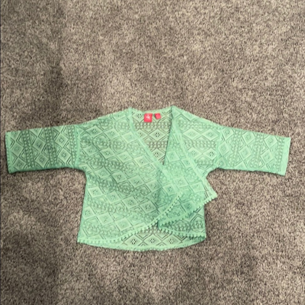 JK Girls lace cardigan Size Medium
